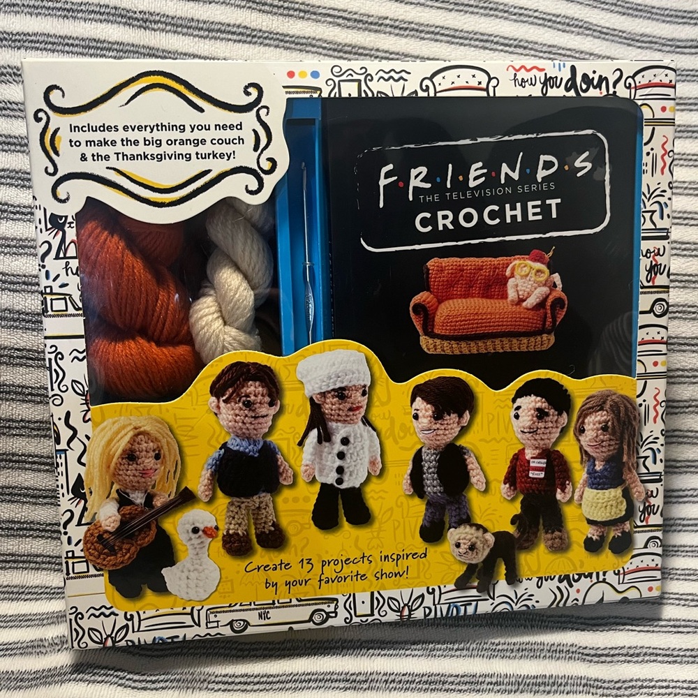 Friends Crochet Kit with Yarn